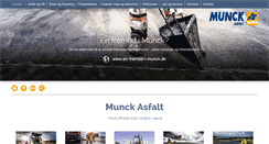 Desktop Screenshot of munck-asfalt.dk