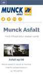 Mobile Screenshot of munck-asfalt.dk